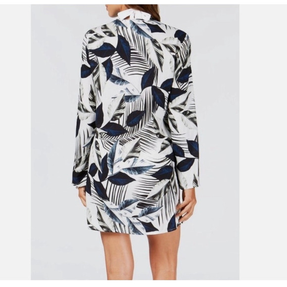 LaBlanca Womens Tropical Black White Swimsuit Coverup Resortwear Vacation XS - Picture 2 of 8